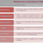 Perfiles de búsqueda en el catálogo Almena